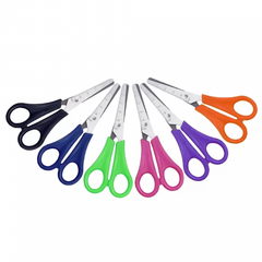 Tesoura Escolar Plus Inox 130mm - Leo&Leo