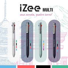 Caneta Esferográfica Retrátil 1.0mm Pentel Izee 4 Cores - Pentel