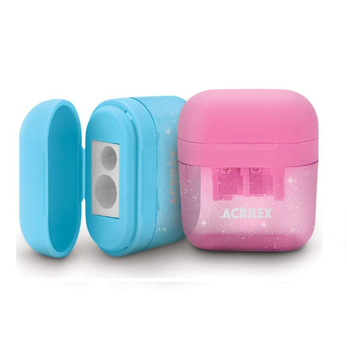 Apontador Com Depósito 2 Furos Glitter - Acrilex