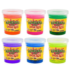 Kimeleka Insetos 6x180g – Acrilex