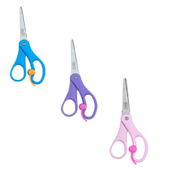 Tesoura Escolar De Aço 13cm com Mola - BRW